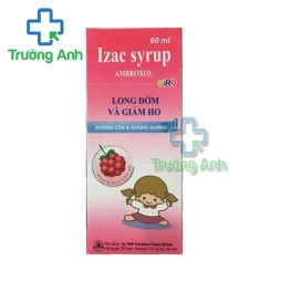 Izac Syrup Chai 60ml - Thuốc tiêu chất nhầy đường hô hấp
